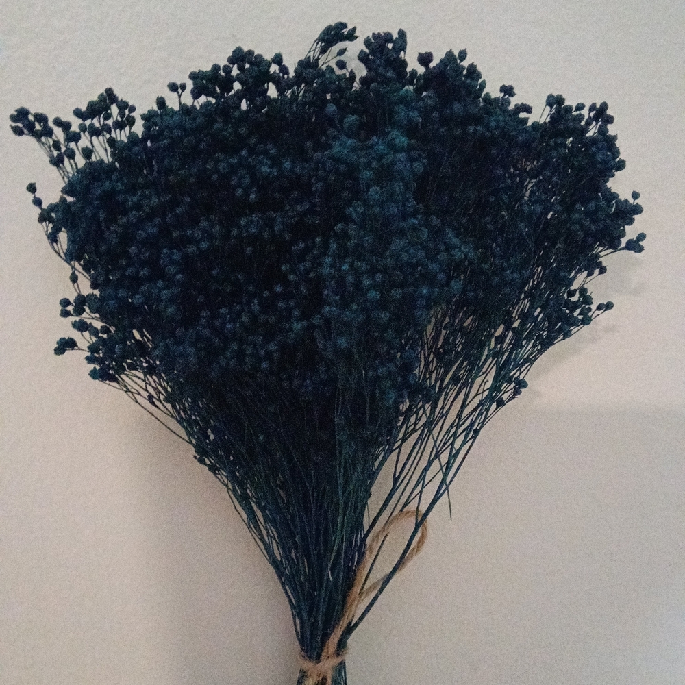 Elegant Midnight Blue Faux Floral Arrangement